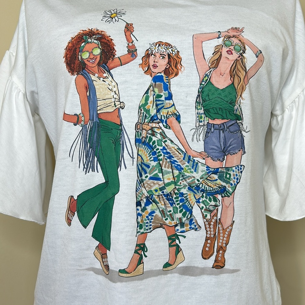 BNWOT Mayoral Boho Top
